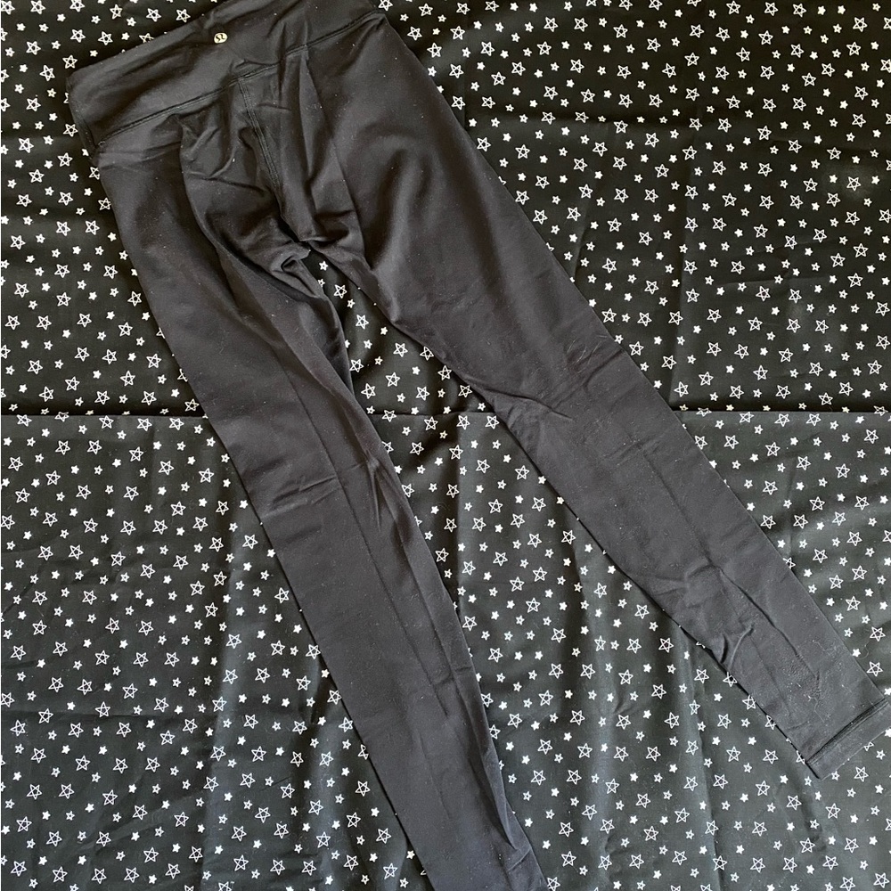 Lululemon athleisure leggings, black, xs, full length